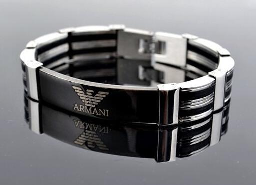 Bracelet for Men Black Gold Silver Stainless Steel Women Bracelets Glow In The Dark Male Bracelet Jewelry