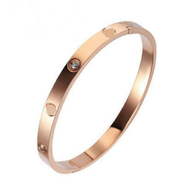 1pc New Fashion Women Rose Gold Sliber Copper Fine Bangle Luxury Party Office OL Ladies Hand Jewelry Gifts