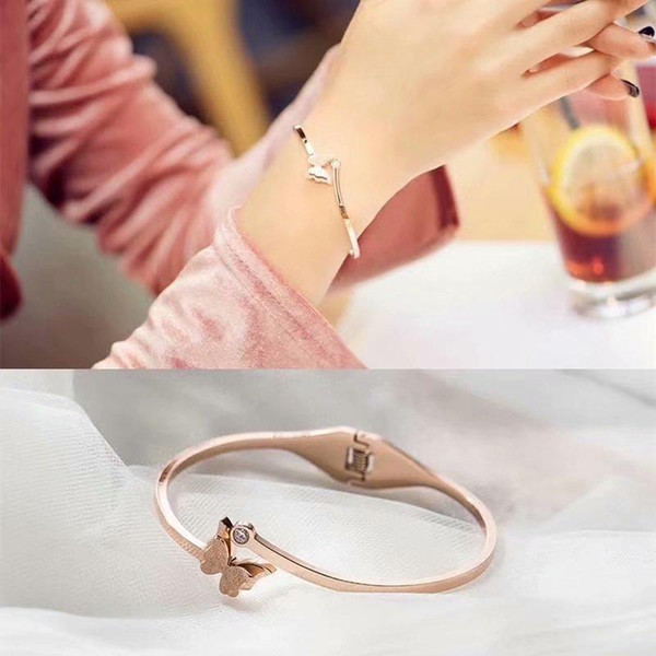 Jewelry Titanium Steel Love Bracelets silver rose gold Bangles Women Screw Screwdriver Bracelet Couple Jewelry