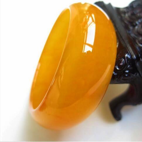 celet Xinjiang Hetian jade yellow jade bracelet gold silk Gobi widened Topaz