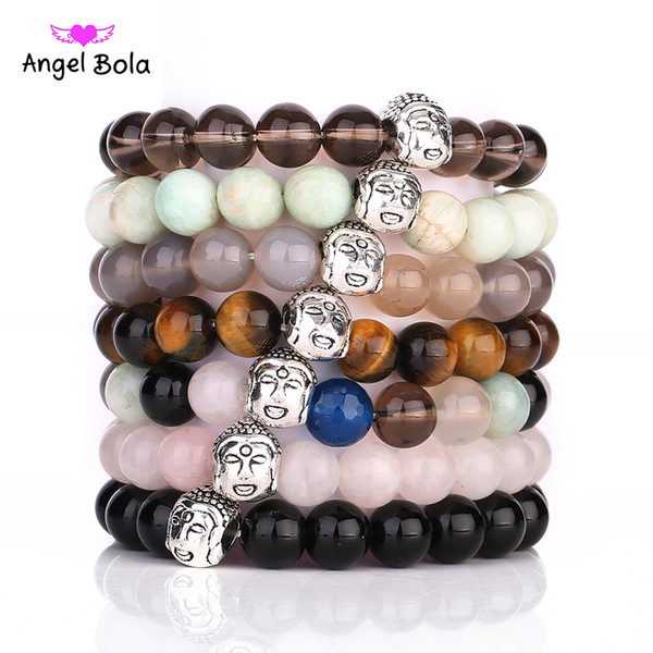 10mm Natural Stone Jade Bracelets 2018 Hot New buddha Bracelet Wholesale Handmade Beads Bracelets for Men Women Jewelry