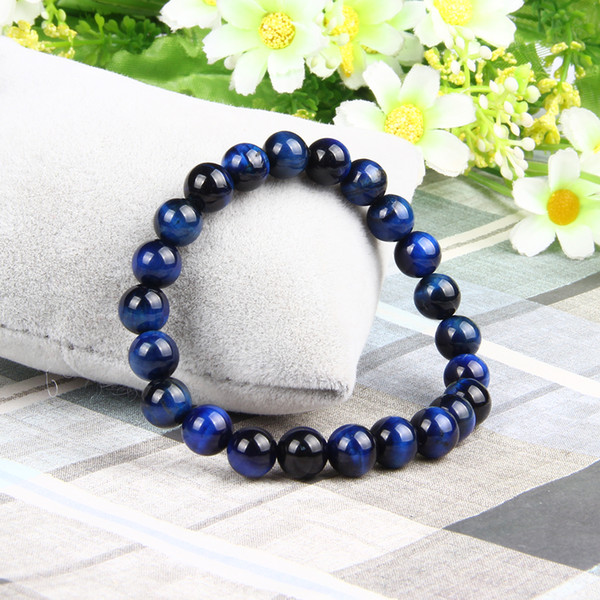 New Mix 5 Design Tiger Eye Stone Bracelet Wholesale 10pcs 8mm Natural Stone Beads Buddhist Beaded Bracelets Gift Drop Shipping