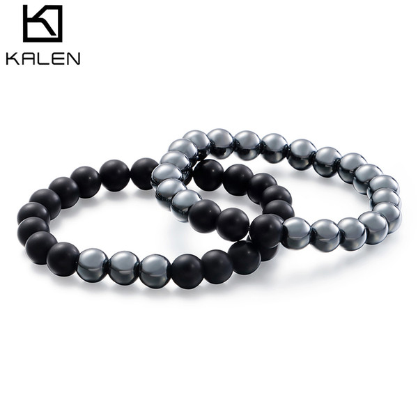 Wholesale Handmade Couple Beads Chain Strand Bracelet For Men Women Natural and Colorful Stone Yoga Jewelry