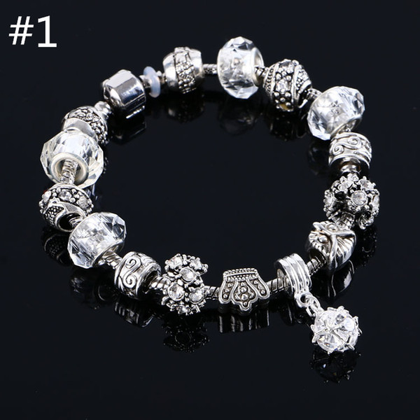 new fashion jewelry Wholesale Fashion Jewelry charm Bracelets & Bangles for women European Beads bracelet