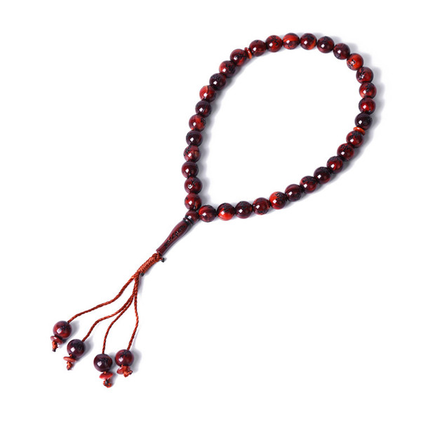 New Products Bracelet Tassel Pendant 33*10mm Rosary Islam Muslim Tasbih Muhammad Rosary Bracelet Men's and Women's Jewelry Gifts