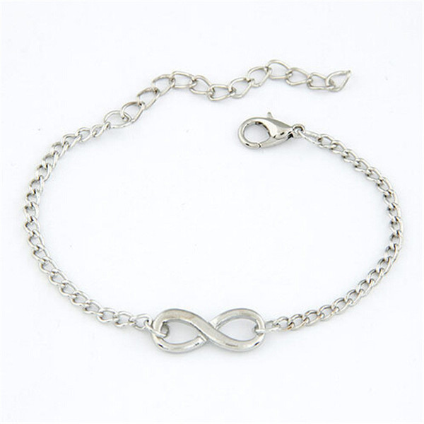 AFSHOR Fashion infinity Rope bracelet Hand-woven many Color silver Korean Velvet bracelet for women Wrap Leather Jewelry
