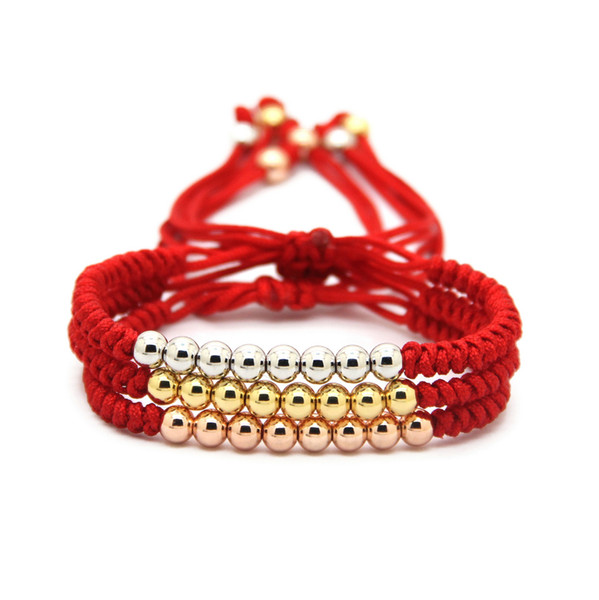 Hot Sale Wholesale 10pcs/lot 6mm Anil Arjandas Mix Colors Braiding Macrame Bracelet Best Gift For Christmas