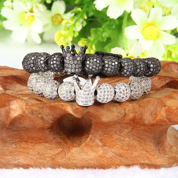 New Luxury Crown Bracelet Men And Women Macrame Wedding Style Charm Bracelets & Bangles Adjustable Accessories Gift