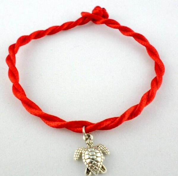 Vintage Silver I Love My Dog Bracelet Jewelry Dolphin Bangle Kangaroo Turtle Bracelets Handmade Braided Lucky Red String Friendship Bracelet