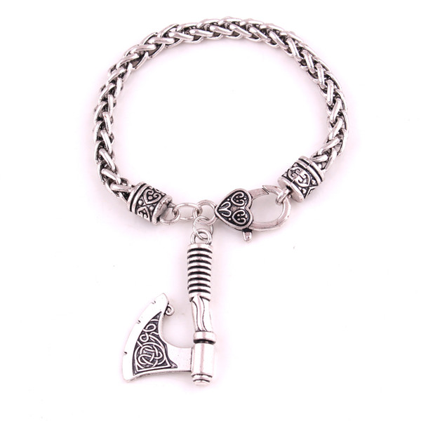 HL0091 Factory direct sales small gifts Europe charm bangles popular mixed sales Nordic Raytheon hammer Viking axe bracelet