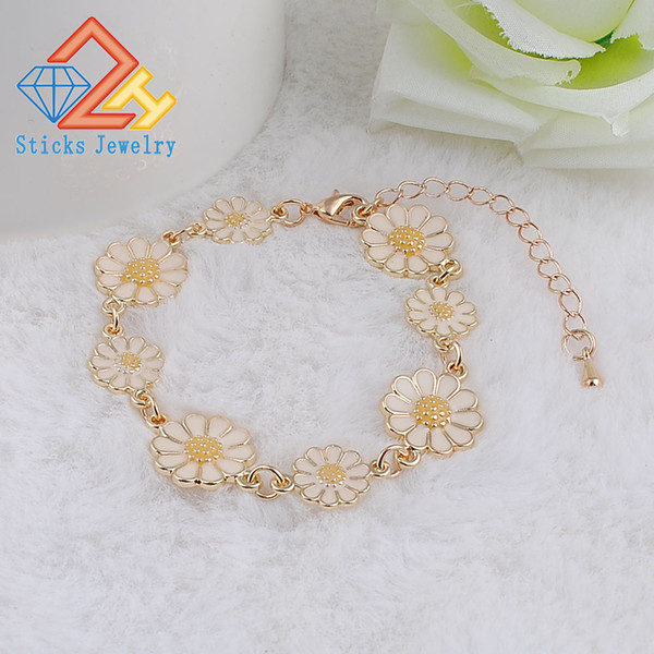 New Exquisite gift fashion accessories classic jewelry flower-shaped women's bracelets 1pcs/lot drop shipping