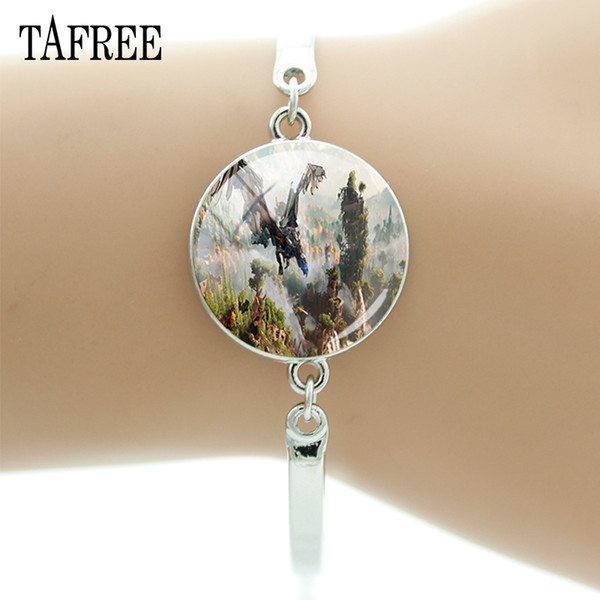 TAFREE Horizon Zero Dawn Action Games Bracelets Fashion Charm Bracelet Bangles Men Women Luxury Brand Silver Color Jewelry HZD03