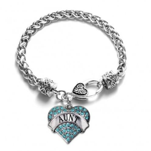 HouHui Hand Jewwelry Engrave aunt crystal bracelet