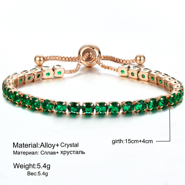 New style Bangle Rose gold color alloy Bracelet for Women Zircon diamond female Bracelet accessories