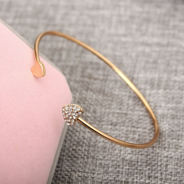 2019 wholesale New Design women's Cuff bracelets Silver &Gold color available gifts for female jewelry accessory