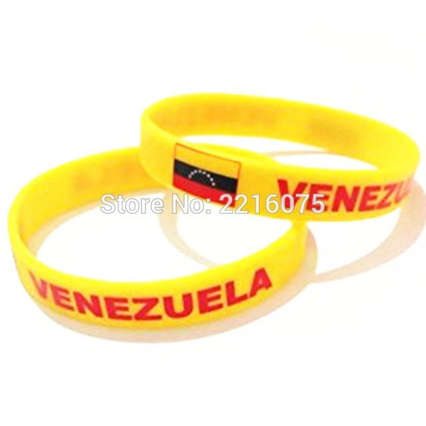 Wholesale- venezuela wristband silicone bracelets free shipping