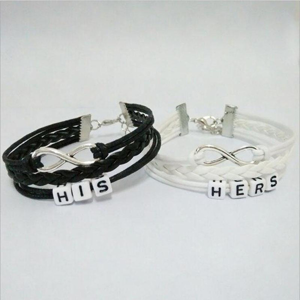 Couple Bracelets His Hers Matching Jewelry Boyfriend Handmade Hot Sale Fashion