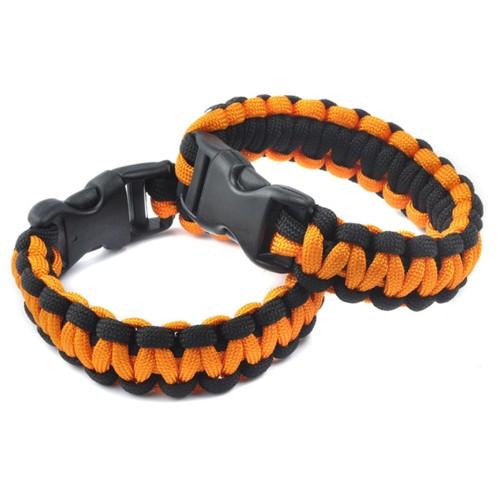 5PC Retail Cobra PARACORD BRACELETS KIT Military Emergency Survival Bracelet Men Charm Bracelets Unisex 5 Colors