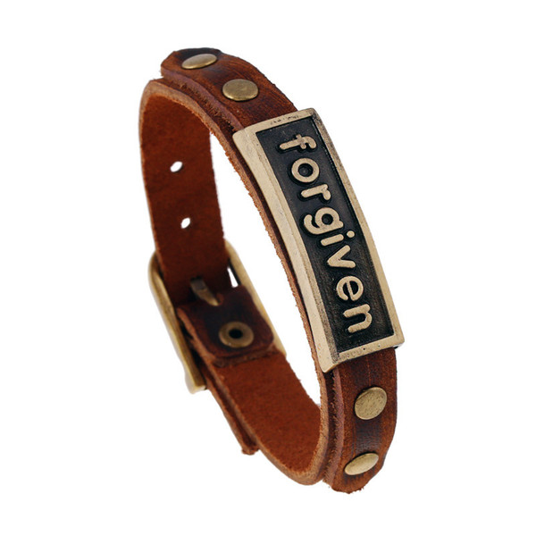 Fashion Daren Street shoot popular retro jewelry Handmade leather men's bracelet Yiwu Small Commodities Wholesale