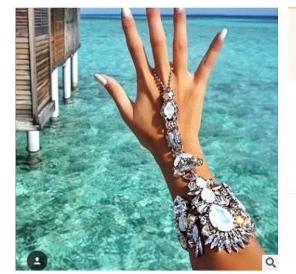 Foreign trade explosive jewelry, alloy jewelry, exaggerated bracelet, Euramerican pop, punk, hand, foot, chain, accessories, wholesale girl.