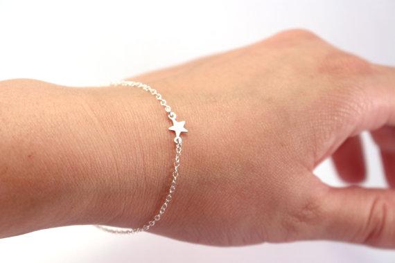 lucky five-pointed star bracelet simple rock star small star bracelet cute sideways geometric polygonal bracelet ladies triangle jewelry