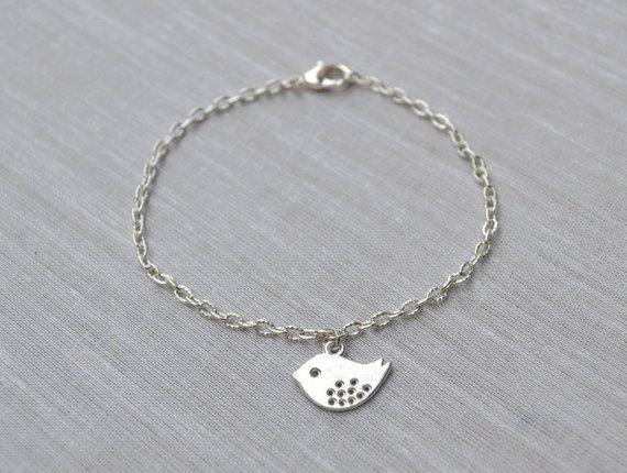 small peace bird bracelet small sparrow small swallow baby bracelet for swan sky flying birds peace pigeon animal pendant bracelet