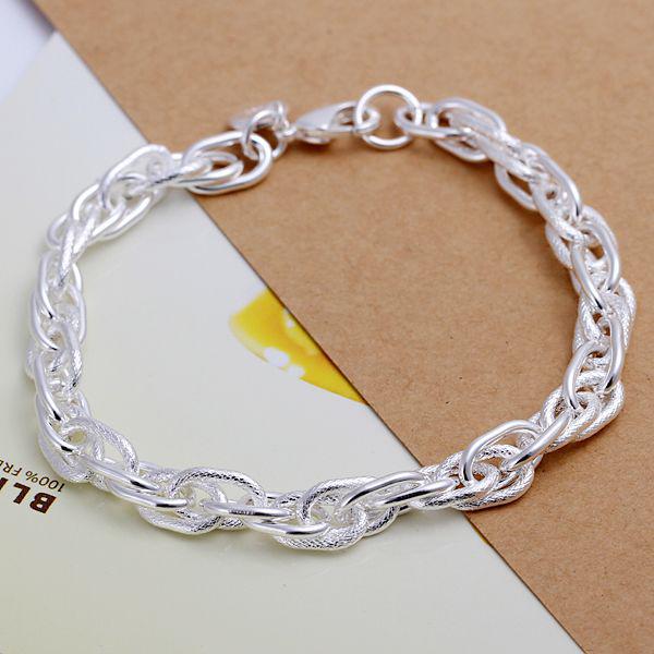 H093 New Arrived 925 Silver Knot Chain Bracelet,Nickle Free Antiallergic Jewelry Factory Prices