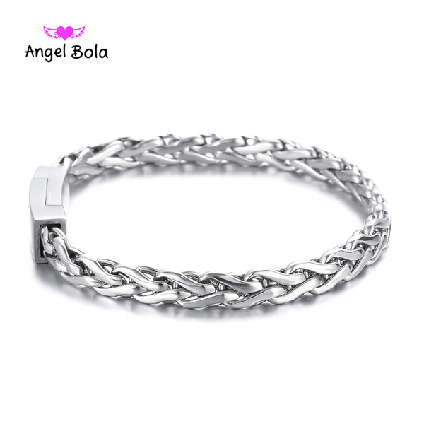 Charms Accessory Women Bangle Brazalet High Quality Stainless Steel Mens Buddha Bracelets Jewelry Wristbands