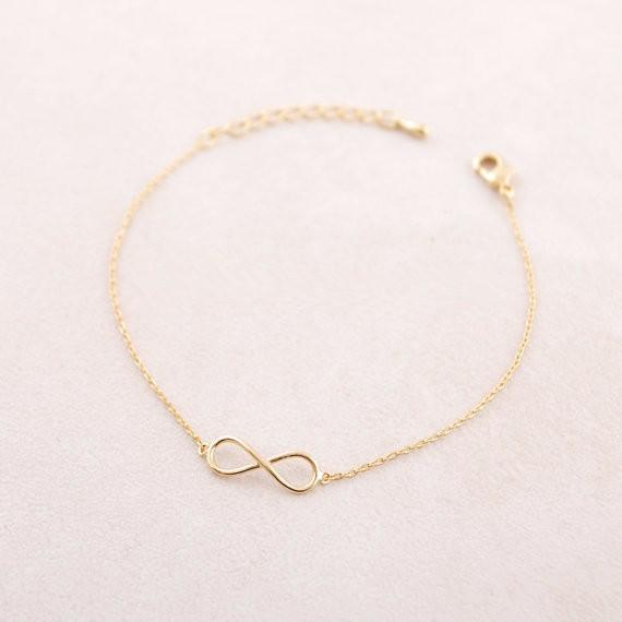 The latest elements Digital bracelet Gold-color bracelets Eight infinity bracelets for women gift wholesale free shipping