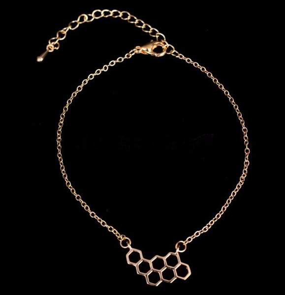 The latest elements bracelets for girls Gold-color bracelets Honeycomb bracelets for women gift wholesale free shipping