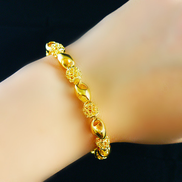 18K gold bracelet female , female models jindian watch chain ,