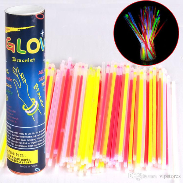 New Fashion Safe Glow Stick Light Necklace Event Festive Party Supplies Glow Stick Creative Design for Party Decorations