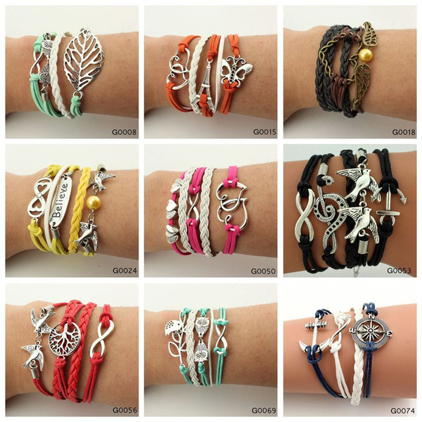 Friendship hand rope European and American fashion multi - layer braided bracelet creative hand original hip - hop bracelet bracelet gift