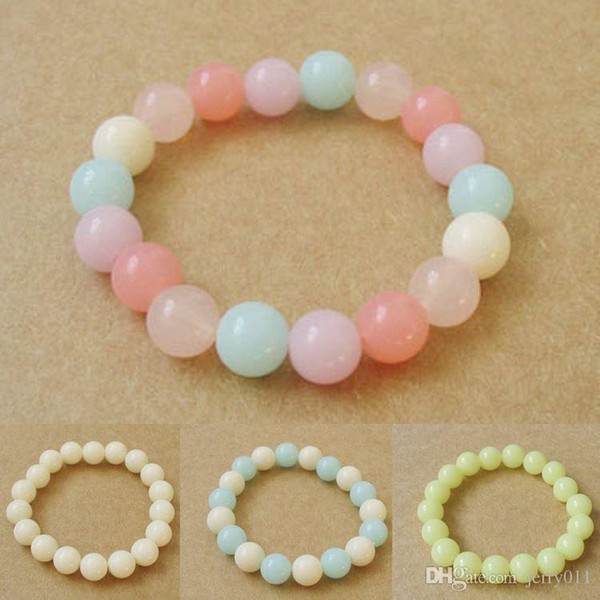 Hot Sale Beauty Round Shaped Sweety Candy Multi-Color Bracelets Bangles Drop Shipping BL-0135