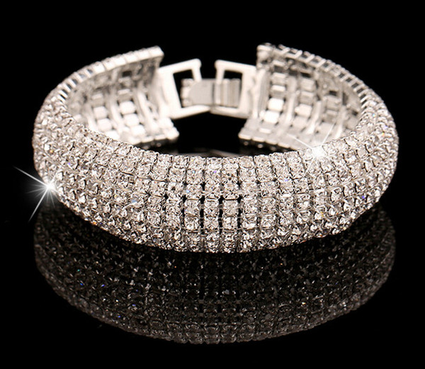 women's luxury fashion diamond bracelet sparkling zircon bracelet