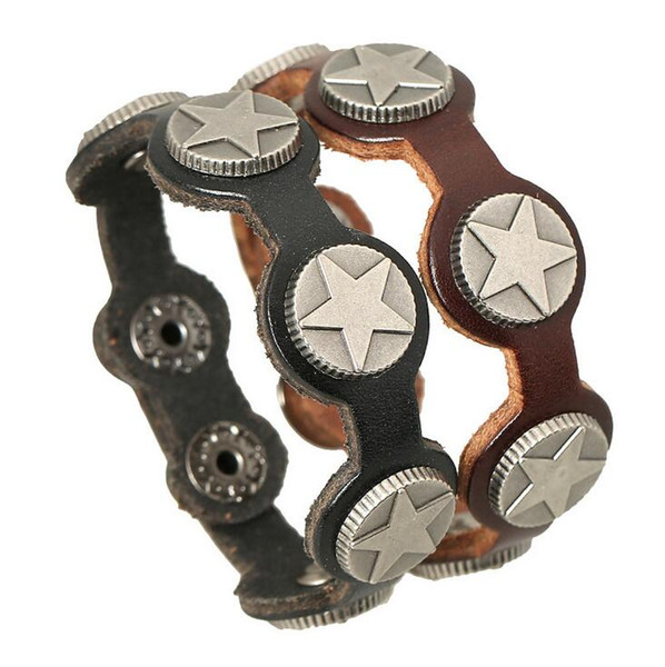 New arrival Couple Cowboy Retro Bracelet FB400 mix order 20 pieces a lot Slap & Snap Bracelets