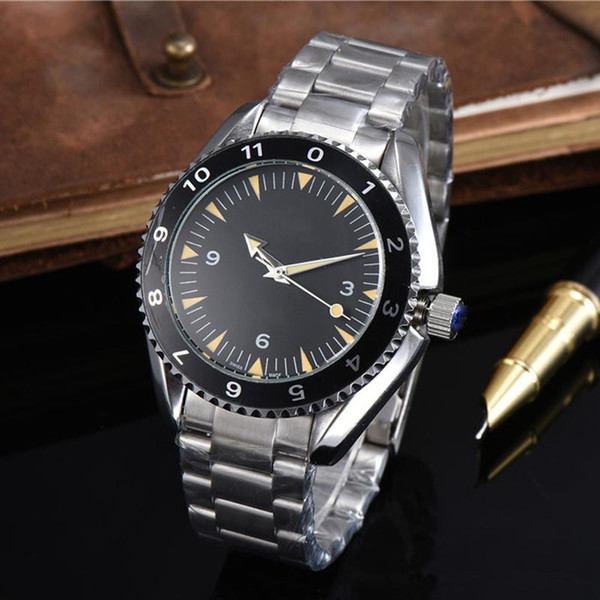 Mens Watches Brand boss Famous Watches Fashion Casual Leather Men Watches Quartz Watch Clock Men Relogio Masculino Drop Shipping