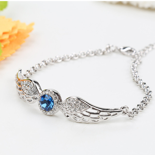 Crystal Bracelets European and American Jewelry Angel Wings Wholesale Jewelry Jewelry Fashion Bracelets - Angel Wings