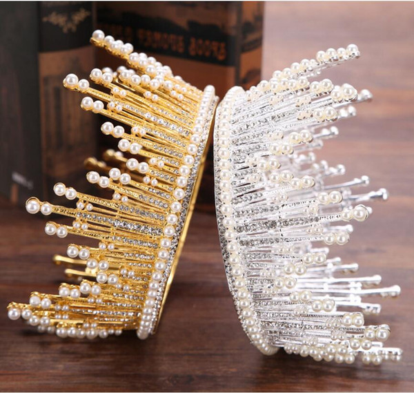 Women Elegant crown headwear hairpin earrings Wedding crown Bridal Party Prom Jewelry Crystal Rhinestones Diamonds Ring Wristband Bracelet