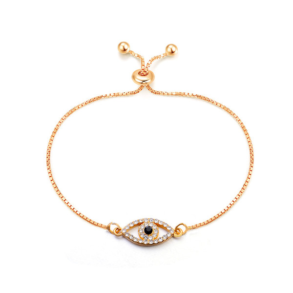 2018 Promotion Wedding Bracelets European And American Limited Edition Evil Eye Bracelet Fashion Personality Woman Charm Rose Gold Cuffet