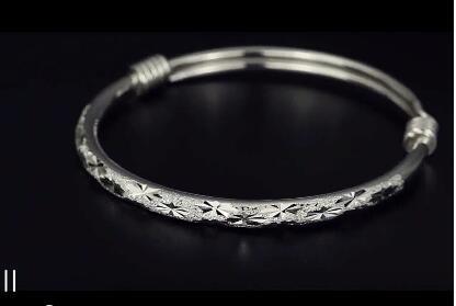 (wholesale/retail) star silver bracelet female 999 sterling silver bracelet female style sterling silver bracelet