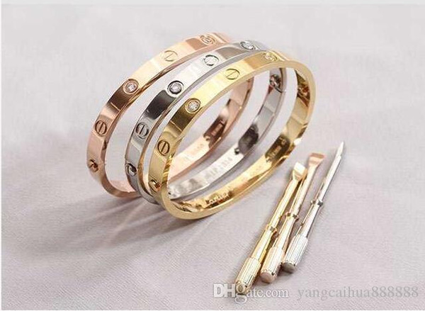 Rose Jin titanium steel card home with a screwdriver bracelets Free shipping