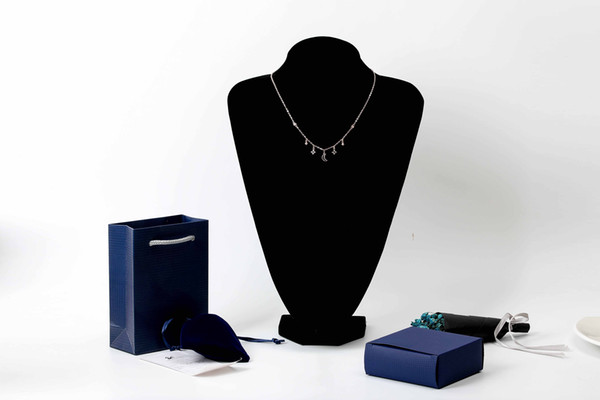 DUO mysterious moonlight stars moon romantic female necklace clavicle chain glittering night sky full of romantic style