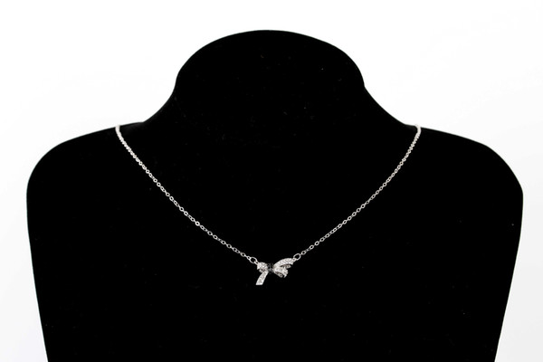 MADEMOISELLE bow ribbon romantic fashion female necklace jewelry romantic bow, elegant interpretation of the neck