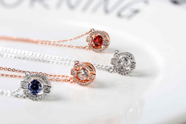 Rose gold sterling silver material can be moved. The middle of the drill bit keeps beating. You are the brightest!