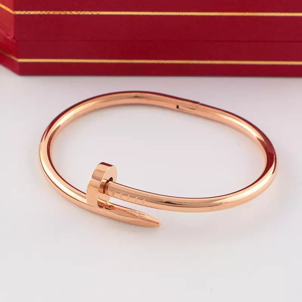 Fashion classic designer jewelry women bracelet with crystal mens gold bracelets stainless steel 18k love bracelet screw bangle bracciali