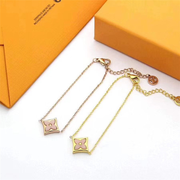 2019 Women's H Bangles Luxury Stainless Steel Enamel charm Bracelets Bangle H Letter Buckle High quality Bracelets. 1pcs