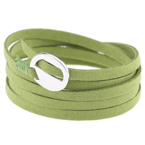 fashion Simplicity Multi-storey Multicolor Twining Handmade DIY punk bracelet for women man bracelet