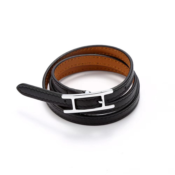 2018! Hot! Around three times !The leather bangle are not ordinary leather.It has 7 leather colors . The style is for prevailing instagram.
