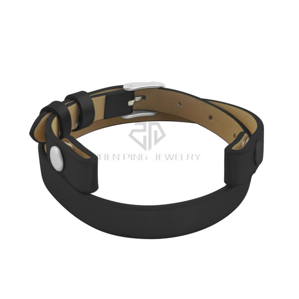 New Arrival Silver,Gold,Rose Gold,Red,Pink color Genuine Leather For Aroma Locket Stainless Steel Bangle Leather Band